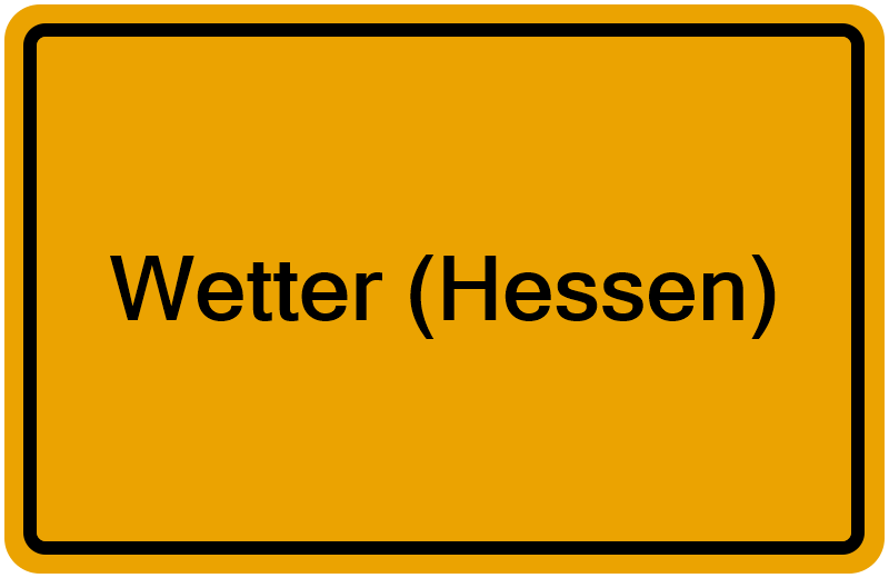 Handelsregisterauszug Wetter (Hessen)